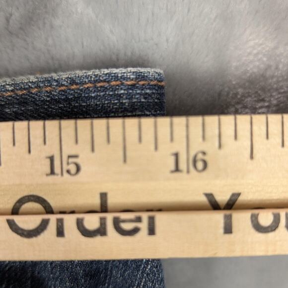 Levis 527 Jeans Mens 33x30 Blue Denim Low Boot Cut Zip Fly Medium Wash Classic - Picture 3 of 14